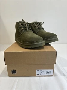 Auténtico Nuevo UGG Marca Para Mujer Neumel B Oliva Suave Botines Zapatos Talla 11 - Imagen 1 de 6