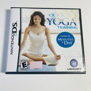 Quick Yoga Training Nintendo DS 2DS 3DS completo autentico testato - Foto 1 di 4