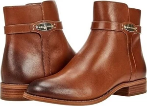 Michael Kors MK Finley flacher Damenstiefel aus Leder Größe 8,5 M 40F0FIFE7L-230 - Bild 1 von 10