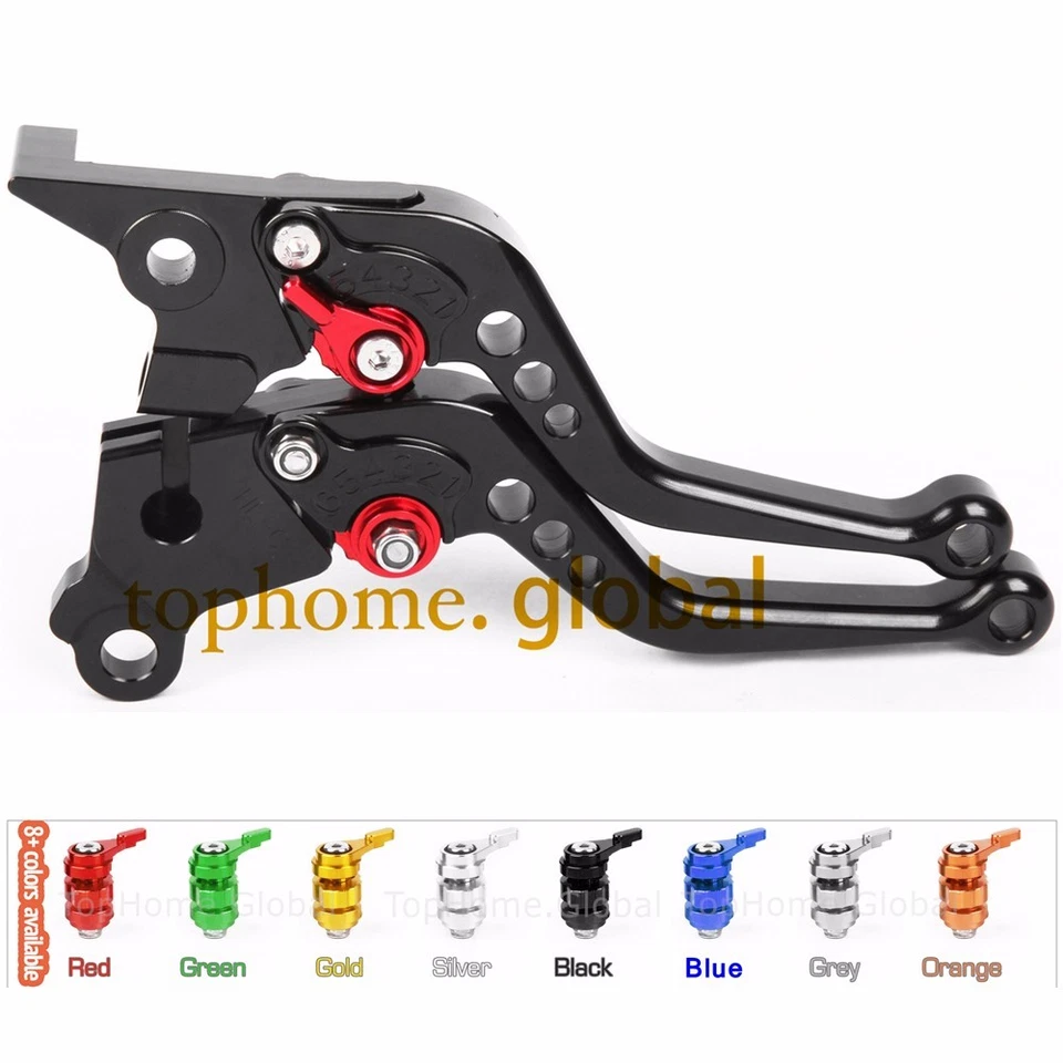 For Yamaha VMAX 1200 1985-2007 Short Clutch Brake Levers Black CNC Adjustable - Image 1 of 2