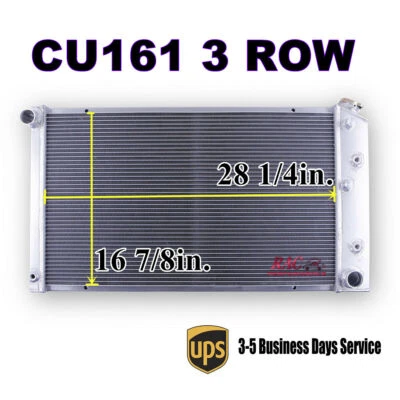 3 Row Radiator for 1968-1974 Cadillac Eldorado Calais Deville Fleetwood 7.4L 472 Foto 1 de 4