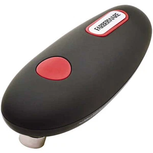 Hands-Free Battery-Operated Black Can Opener in Red - Picture 1 of 7