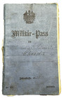 PreWWI Original Imperial German Military Pass CHRISTI Inf Reg 87 Wurtemburg 1890