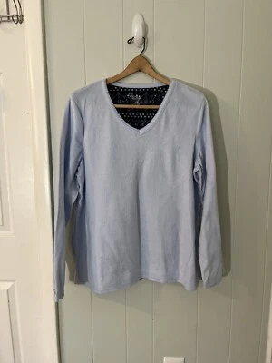 Top para dormir Croft and Barrow para mujer / talla XXL / azul súper suave Foto 1 de 4