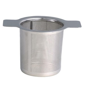 Mesh Tea Infuser with Double Handle Reusable Stainless Steel Tea Strainer Teapot