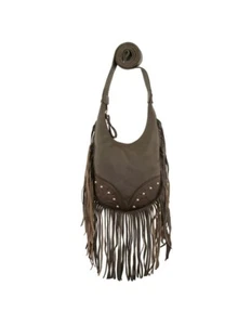 American West Western Handbag Crossbody Hobo Fringe Brown 7285117 - Picture 1 of 1