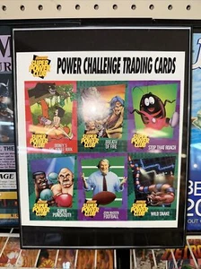 Vintage Framed Nintendo Power Super Power Club Power Challenge Trading Cards - Imagen 1 de 8