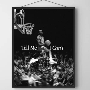 Michael Jordan Inspirational Poster - Tell Me I Can't - Motivationsposter - Bild 1 von 7