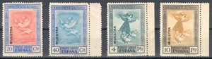 ESPAÑA 1930 - 4 MUESTRAS EN NEGRO - QUINTA DE GOYA - CORREO AÉREO - MNG - Bild 1 von 2