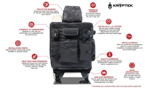 Coverking Ballistic Kryptek Tactical Seat Cover for 2012-2014 Ford Mustang - Picture 1 of 5