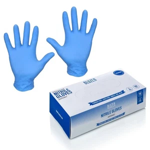 Showa Large Blue Nitrile Biodegradable Disposable Gloves (100-Pack) 7500PFL - Picture 1 of 3