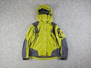 Jack Wolfskin TEXAPORE Jacket Women's L Waterproof Hooded Shell Flawed Green - Picture 1 of 17