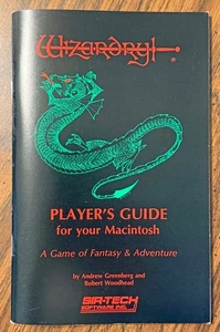 Wizardry Player's Guide Manual For Macintosh w/insert Cards - NO Game - Afbeelding 1 van 5