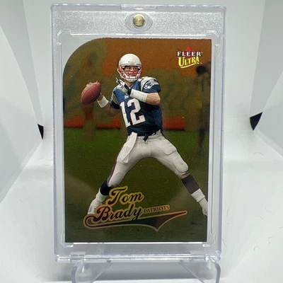 Fleer Ultra Tom Brady 2001 ¡Medallón de oro!!🔥🔥 Foto 1 de 2