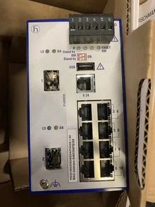 Switch Hirschmann RS30 8 Ports Ethernet 100Mb + 2 Ports Fibres 1Gb - Zdjęcie 1 z 3