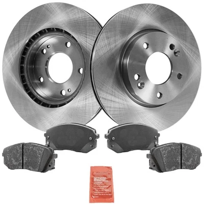 Kit de rotores y pastillas de disco de freno delantero para Kia Seltos Hyundai Kona Soul 2017-2018 Foto 1 de 4
