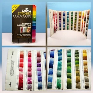 DMC Stitcher's Color Guide 360 Six Strand Embroidery Floss Samples - Picture 1 of 9