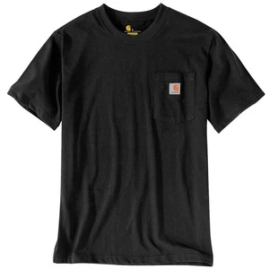 Carhartt Relaxed Fit Heavyweight Short-Sleeve K87 Pocket T-Shirt - Schwarz - Bild 1 von 2