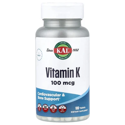 Vitamin K, 100 mcg, 100 Tablets - Image 1 of 2