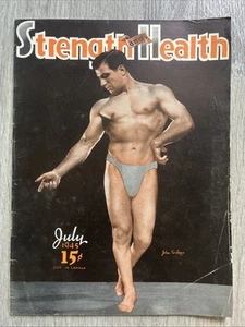 STRENGTH & HEALTH Magazine JOHN TERLAZZO + WW2 USA SERVICEMEN JUL 1945 V 13 NO 7 - Picture 1 of 24