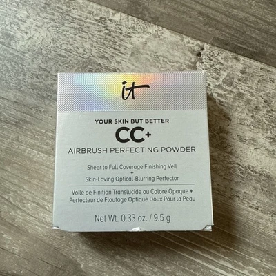 It Cosmetics Your Skin But Better CC Airbrush Perfecting Powder Rich 0.33 oz NEW - Image 1 of 2