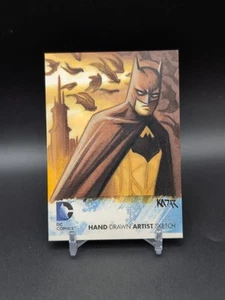 Tarjeta de Batman 2012 dibujada a mano 1/1 boceto de DC Comics - Imagen 1 de 2