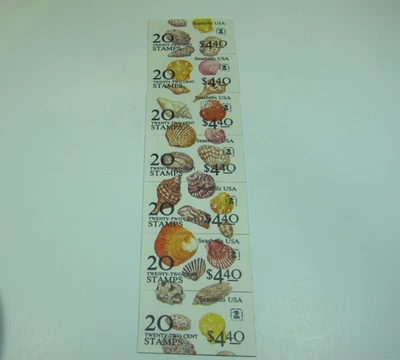 1985 Seashell Booklets with Seven Matching Covers to Create One Scene See Below - Image 1 of 3