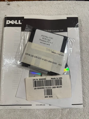 Dell AMI Perc 3/DC SCSI Card Win NT 4.0 PERC Guide & Software!!!! - Image 1 of 2