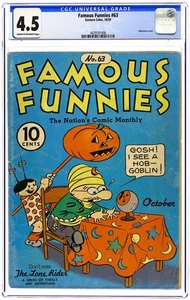 Famous Funnies #63 CGC 4.5 1939 4429181006 - Picture 1 of 2