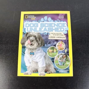 2018 National Geographic Kids Dog Science Unleashed Canine Activity Book - Foto 1 di 4
