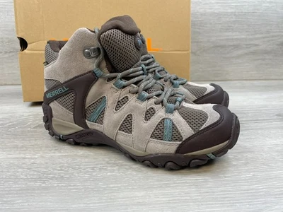Merrell Deverta 2 Mujer 6.5 Gris Zapatilla Gamuza Bota Senderismo Gorpcore Impermeable Foto 1 de 4