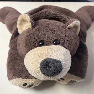 Woolrich Kinder braun Teddybär Mikroperle Plüsch liegend BILDER LESEN - Bild 1 von 7