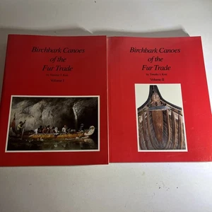 Birchbark Canoes Of The Fur Trade Vol 1 & 2 SIGNED FIRST EDITION - Picture 1 of 7