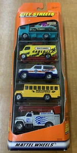 Mattel Matchbox 1997 City Streets 5 Pack Gift Set - Picture 1 of 4