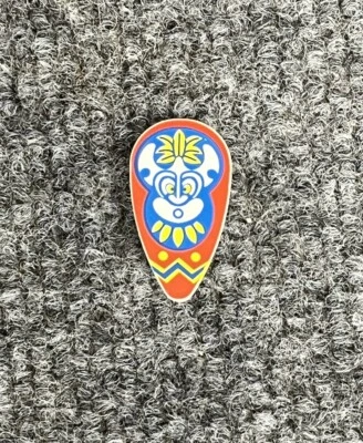 LEGO Minifigure индейская маска щит боевое оружие житель острова Тики гавайский воин - Изображение 1 из 2