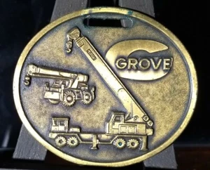 Grove Mfg Co Truck Crane Watch Fob GAT-1 - Bild 1 von 6