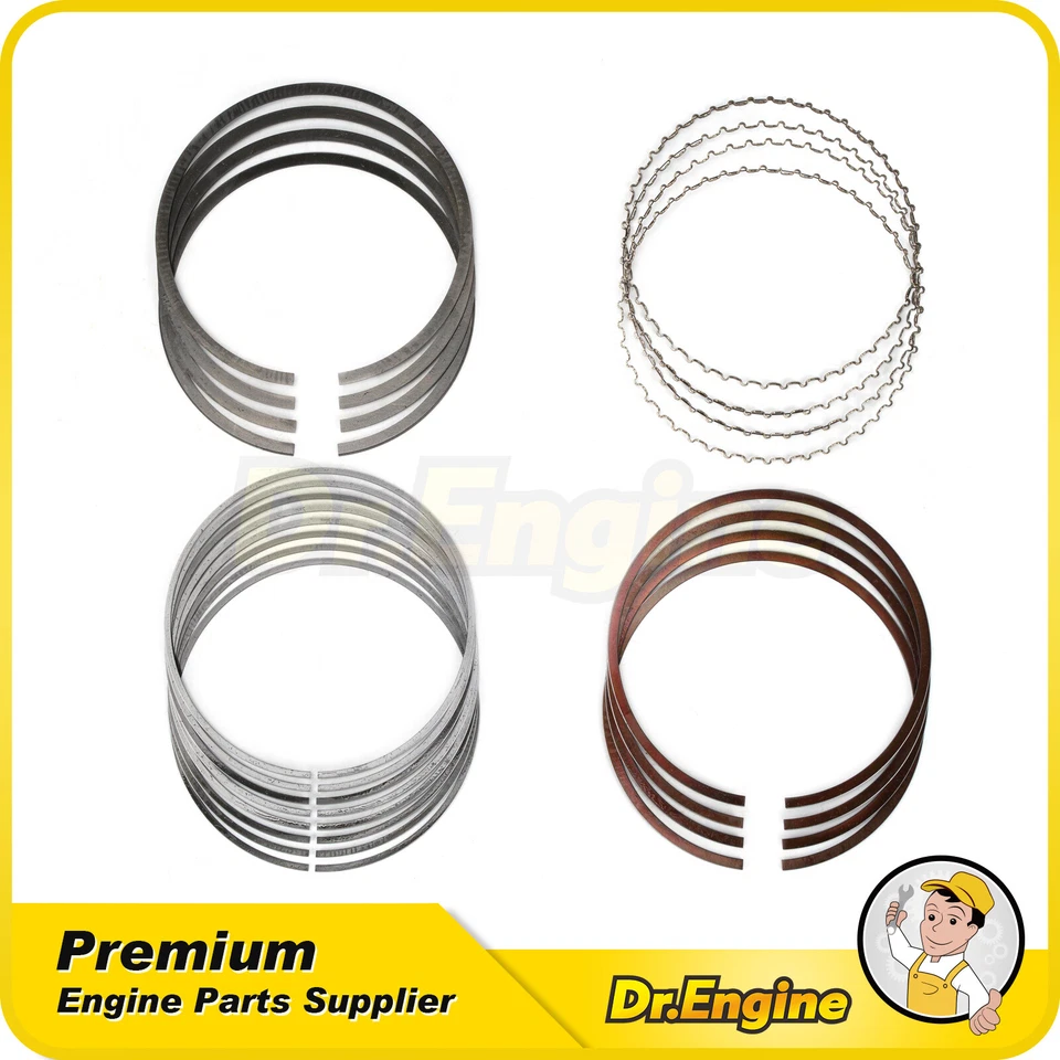Anéis de Pistão STD Ajuste 00-06 Subaru Legacy Outback Impreza Forester 2.5L SOHC EJ25 - Imagem 1 de 4