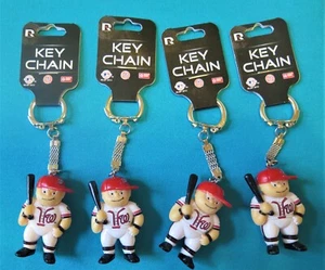 FOUR (4) WASHINGTON NATIONALS PLASTIC, BASEBALL PLAYER KEY CHAINS - Picture 1 of 2