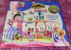 Littlest Pet Shop Whirl Around Playground NEVER USED 2005 LPS Playset Hasbro - Picture 1 of 11