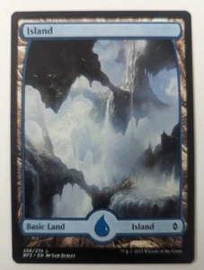 Island 256/274, Battle for Zendikar, Full Art Land, Magic The Gathering, MTG - Picture 1 of 2