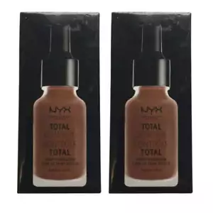 Pack of 2 NYX Total Control Drop Foundation, Deep Rich # TCDF20 - Picture 1 of 6