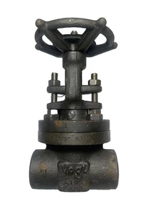 NEW FLOWSERVE Vogt SW15111 GATE VALVE 1/2" 1500 A105-BODY 100-PSI API 602 - Picture 1 of 4