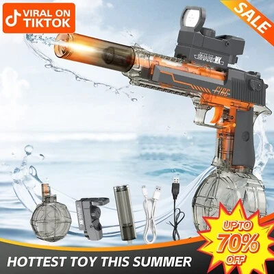 Electric Water Blaster Gun for Kids & Adults – High Capacity, Long Range - Image 1 of 4