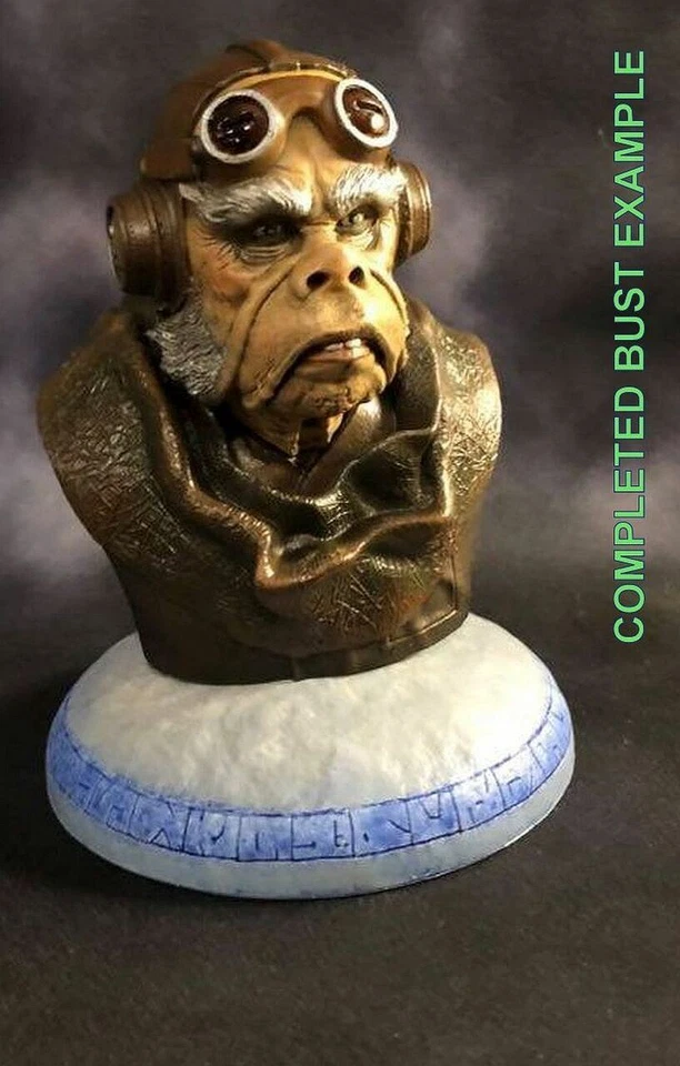 Kuiil Mandalorian Unpainted Bust Model Kit - Image 1 of 4