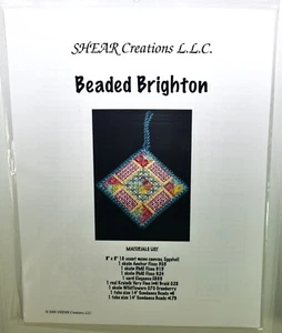 "Beaded Brighton" counted needlepoint pattern SHEAR Creations - Picture 1 of 2