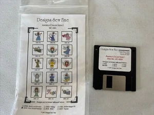 Angels .SEW Designs Embroidery Design Disk for New Home & Janome - Sew Fine - Picture 1 of 3