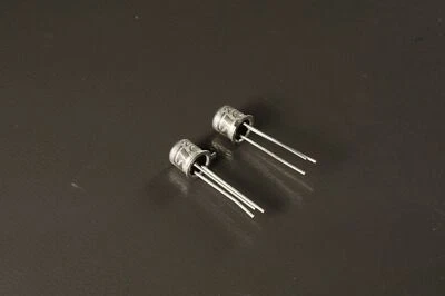 Lot of 2 2N2907A ST Micro PNP BJT Silicon Transistor 60V 600mA 3 Pin TO-18-3 NOS - Image 1 of 3