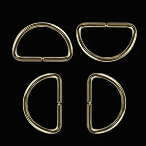 D Rings 30mm Steel Metal Buckles Non-Welded for Webbing Straps Collars & Belts - Picture 1 of 2