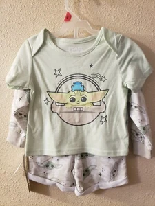 Baby Yoda 3pc Outfit Toddler Infant 18 Months BNWT - Picture 1 of 3