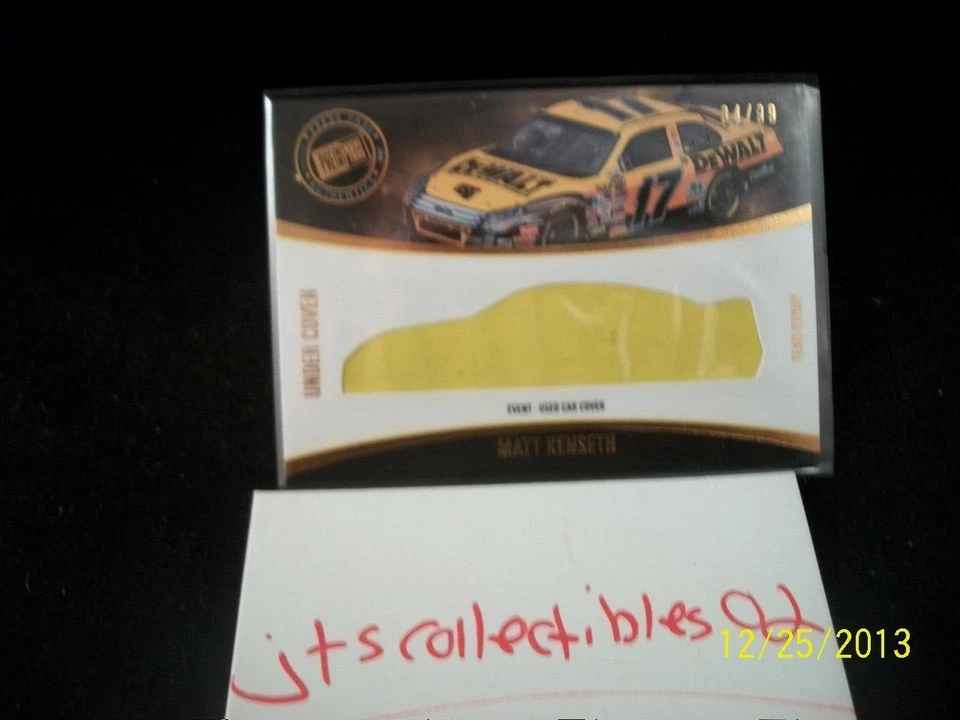 2008 Press Pass NASCAR Eclipse Matt KENSETH Used Car Cover #34/99 Relic SP - Image 1 of 1